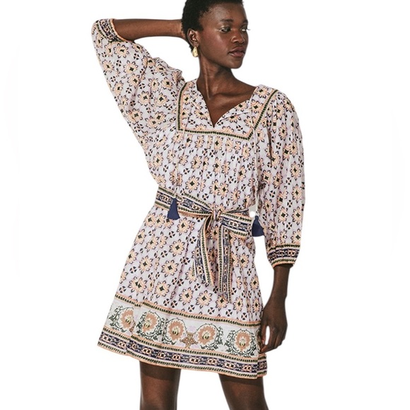 NWT Tuckernuck CLEOBELLA Giovanna Floral Mini Dress in Marrakesh Print Size M - Picture 16 of 16